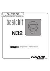 Nolan N-Com Basic Kit N32 Seguridad E Instrucciones