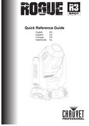 Chauvet Professional ROGUE R3 SPOT Guía De Referencia Rápida