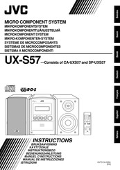 JVC UX-S57 Manual De Instrucciones