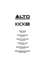 Alto Professional Kick 15 Guia Del Usuario