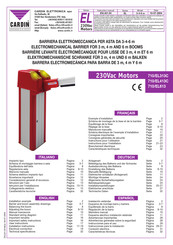 Cardin Elettronica 710/EL313C Manual De Instrucciones