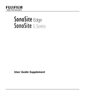 FujiFilm SonoLite Edge Guia Del Usuario