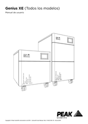 Peak Scientific Genius XE 35 Manual De Usuario