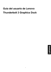 Lenovo Thunderbolt 3 Graphics Dock Guia Del Usuario