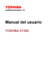 Toshiba AT200 Manual Del Usuario