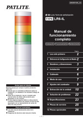 PATLITE LR6-IL Manual De Funcionamiento Completo