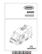 Tennant 8200D Manual Del Operario