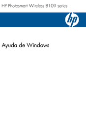 HP Photosmart Wireless B109 Guia De Ayuda