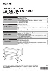 Canon imagePROGRAF TX-2000 Guía Rápida