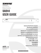 Shure UA844 Guía Del Usario