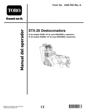 Toro 23208G Manual Del Operador