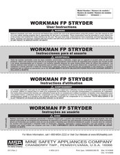 MSA WORKMAN FP STRYDER 10144432 Instrucciones Para El Usuario