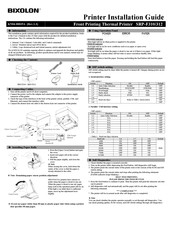 Bixolon SRP-F312 Guia De Instalacion
