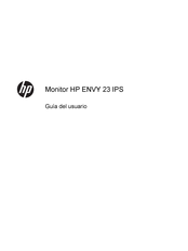 HP ENVY 23 IPS Guia Del Usuario