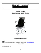 Health O Meter 445KL Instrucciones Del Usuario