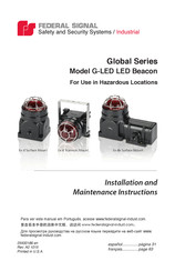 Federal Signal Global Serie Instrucciones De Instalación Y Mantenimiento