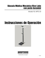 Rice Lake Weighing Systems RL-MPS-30 Instrucciones De Operación