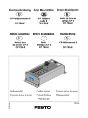 Festo CP FB9-E Manual De Instrucciones Para El Usuario