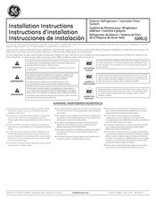 GE GXRLQ Instrucciones De Instalación