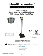 Health O Meter 600KL Instrucciones Para El Usuario