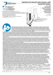 Ergotron Combo Arm Guia Del Usuario