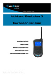 Vokkero Evolution 3 European Nstrucciones Para El Uso