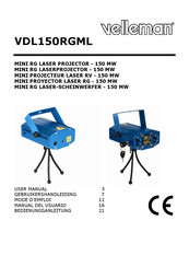 Velleman VDL150RGML Manual Del Usuario