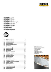 REMS Simplex 2 Instrucciones De Servicio