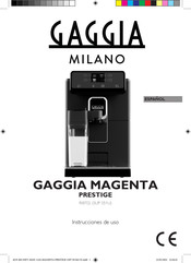 Gaggia Milano MAGENTA PRESTIGE Instrucciones De Uso