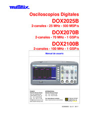 Chauvin Arnoux Metrix DOX2025B Manual De Usuario