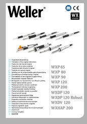 Weller WXP 200 Traducción Del Manual Original