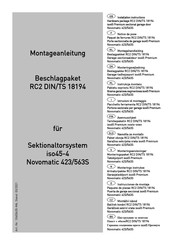 Novoferm Novomatic 563S Instrucciones De Montaje