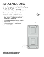 Generac Power Systems CIRCUIT 10 Guia De Instalacion