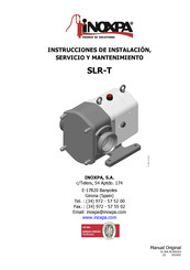 iNOXPA SLR-T Instrucciones De Instalación, Servicio Y Mantenimiento