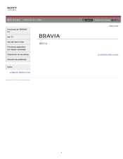 Sony BRAVIA EX71x Manual En Linea