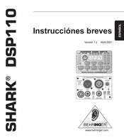 Behringer Shark DSP110 Instrucciones Breves