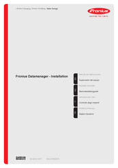 Fronius Datamanager Manual De Instrucciones