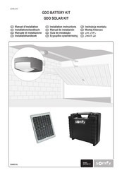 SOMFY GDO SOLAR KIT Manual De Instalación