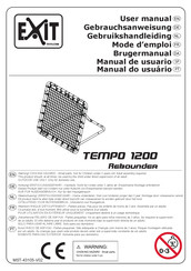 EXIT Maestro soccer goal Manual De Usuario