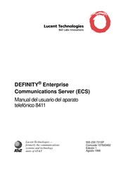 Lucent Technologies DEFINITY 8411 Manual Del Usuario