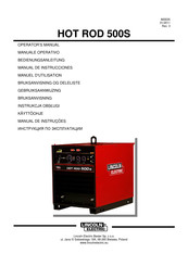 Lincoln Electric HOT ROD 500S Manual De Instrucciones