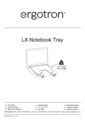 Ergotron LX Notebook Tray Guia Del Usuario