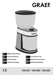 Graef CM 201 Manual De Instrucciones