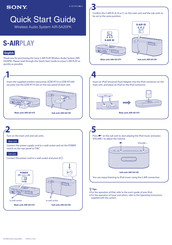 Sony AIR-SA20PK Guia De Inicio Rapido