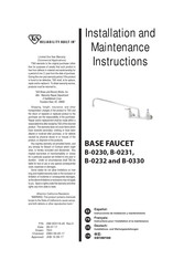 T&S B-0230 Instrucciones De Instalación Y Mantenimiento