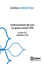 Widex MIND 330 Instrucciones De Uso