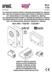 Urmet MININOTE+ MIKRA2 Manual De Instalación