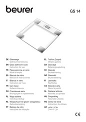 Beurer GS 14 Manual De Instrucciones