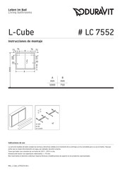 DURAVIT LC 7552 Instrucciones De Montaje