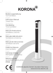 Korona 81502 Manual De Instrucciones